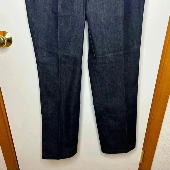 Christopher Banks Denim Trouser Jeans Women 4 Dark Wash Classic Fit Straight NWT - Picture 3 of 9